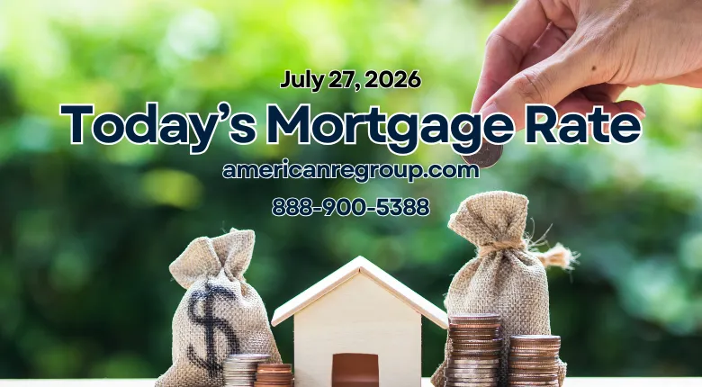 This week's mortgage rates : 07/27/2026