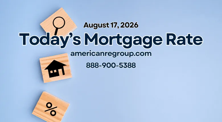 This week's mortgage rates : 08/17/2026