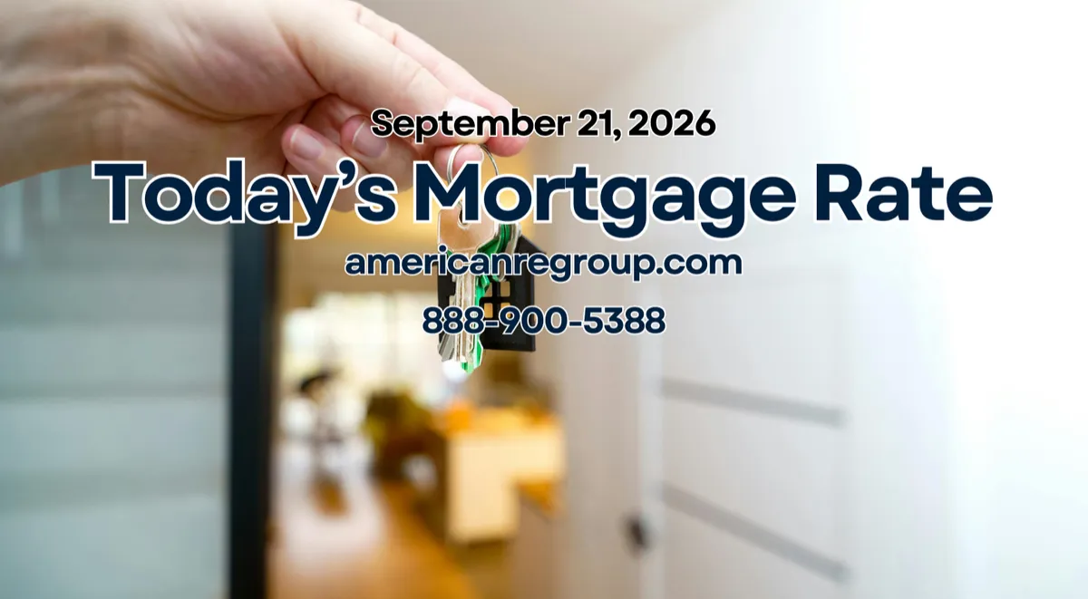 This week's mortgage rates : 09/21/2026