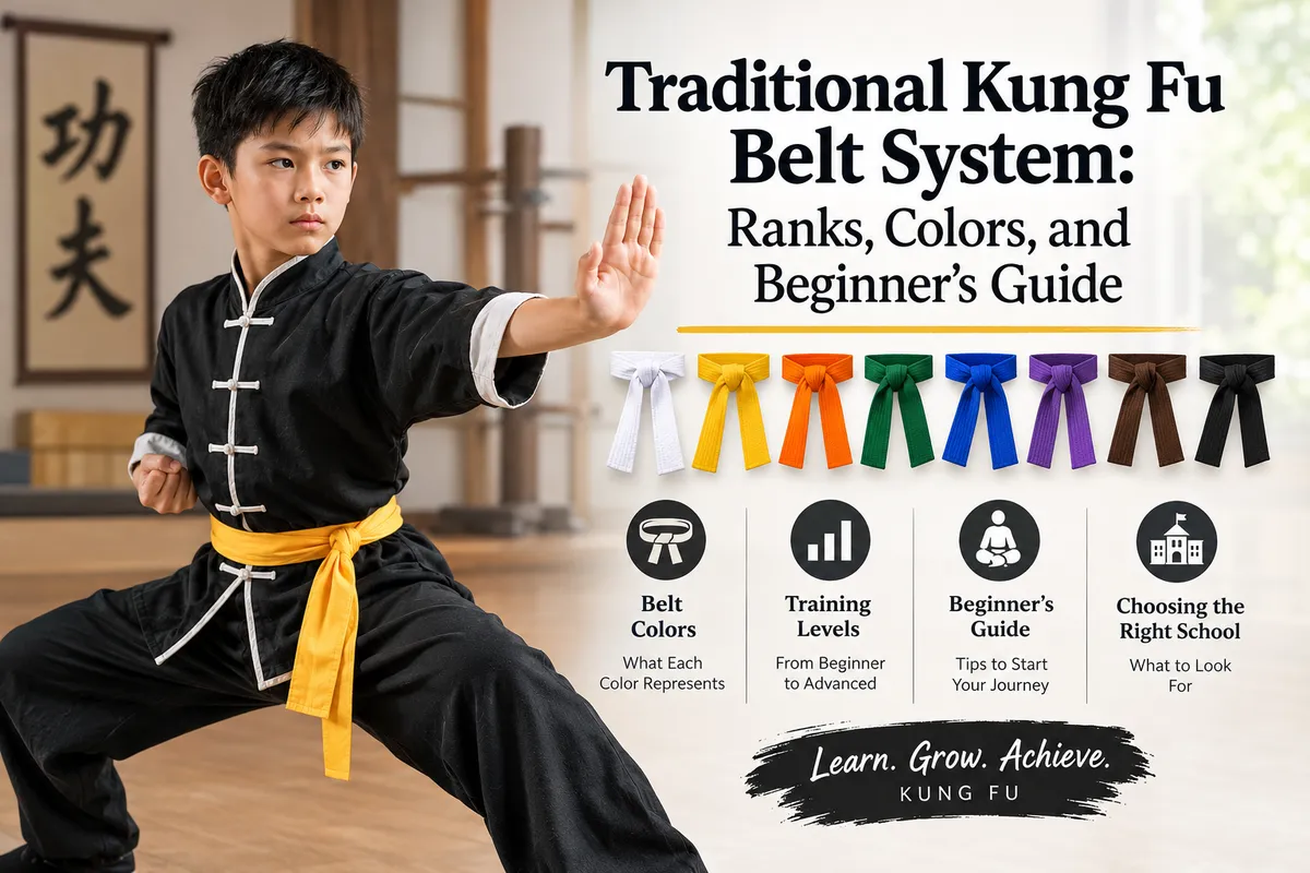 Traditional Kung Fu Belt System: Ranks, Colors, and Beginner’s Guide