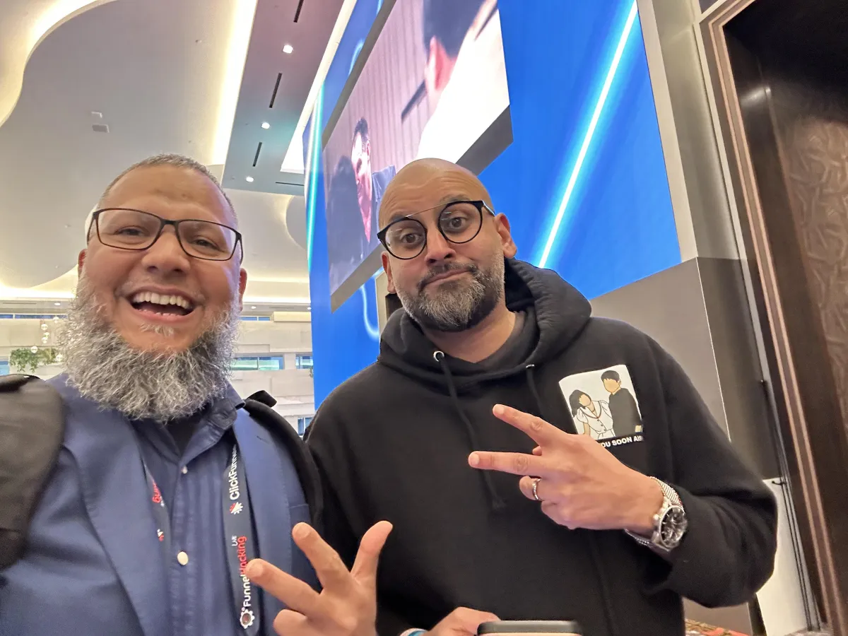 Babar with Akbar Sheikh