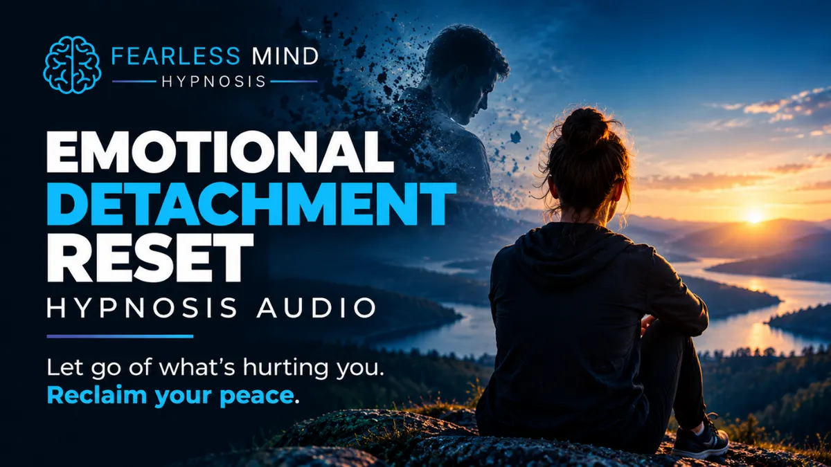 Free emotional detachment hypnosis audio to help let go of painful thoughts, create emotional distance and move forward.