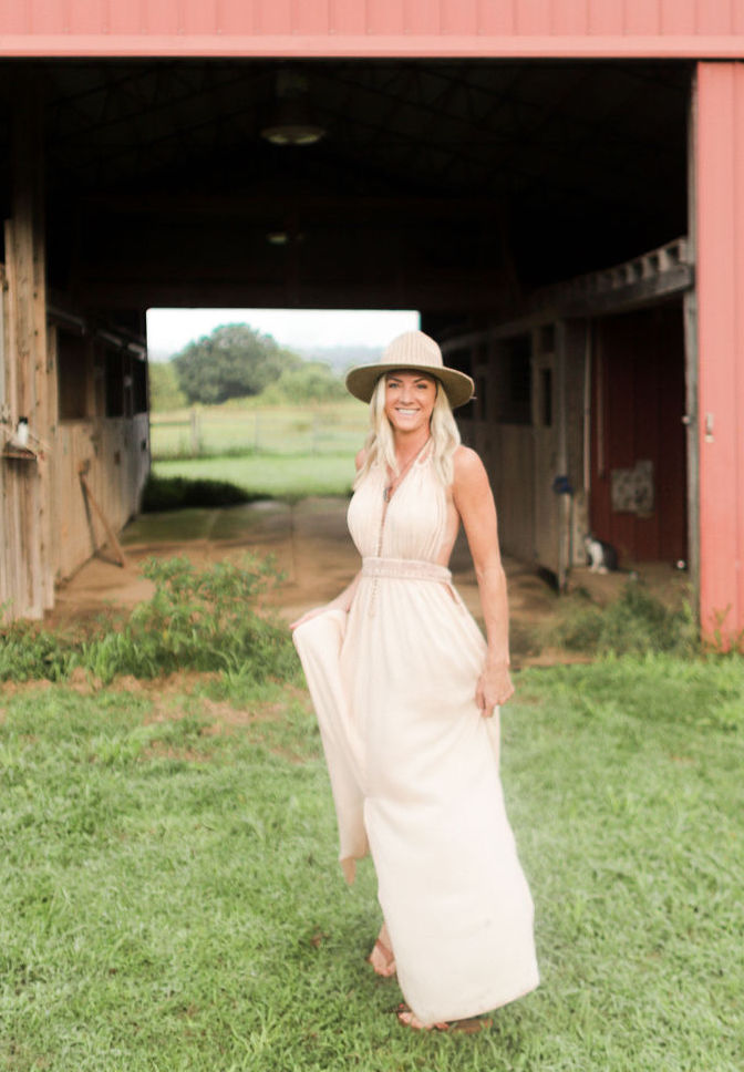 Brooke writing on her journal