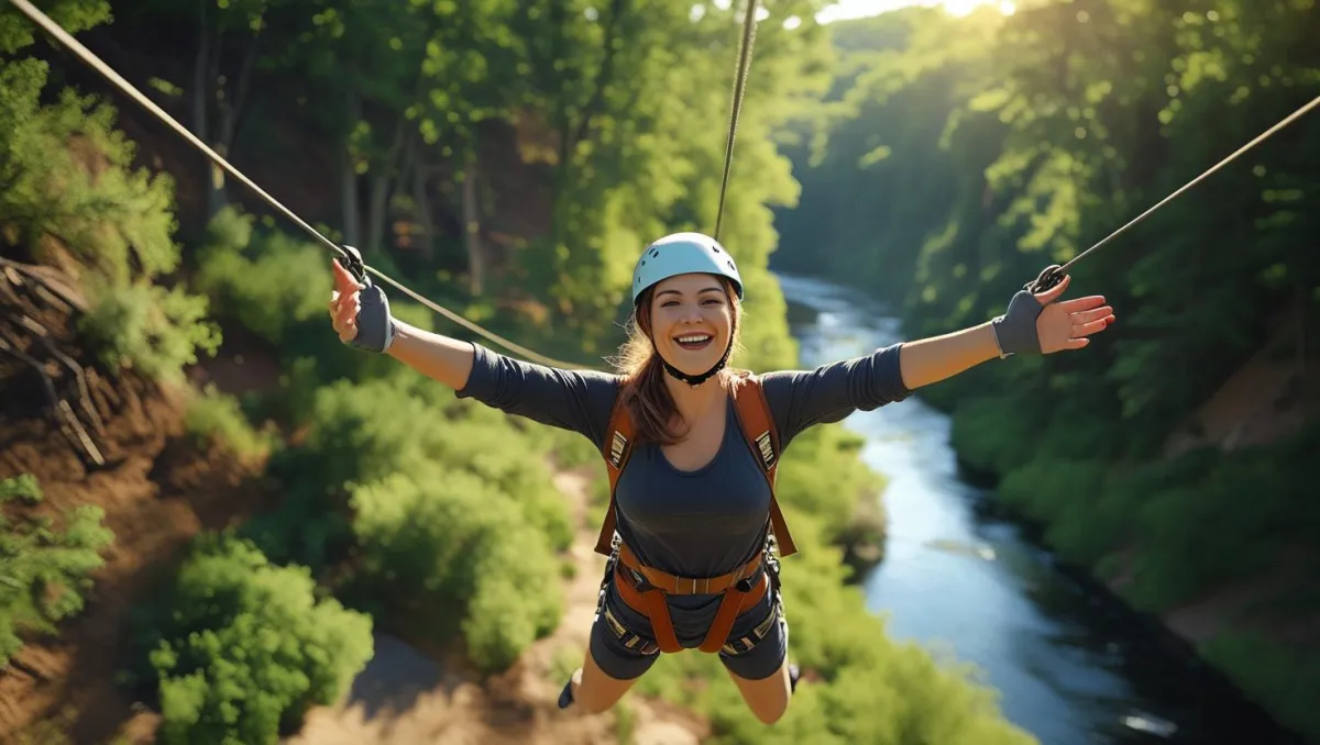 Ziplining Hocking Hills Ohio