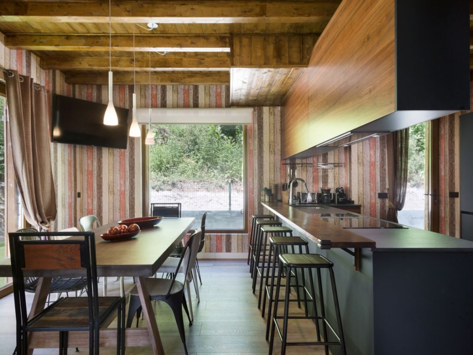 Adeje vivienda unifamiliar fachada exterior y sombras geométricas