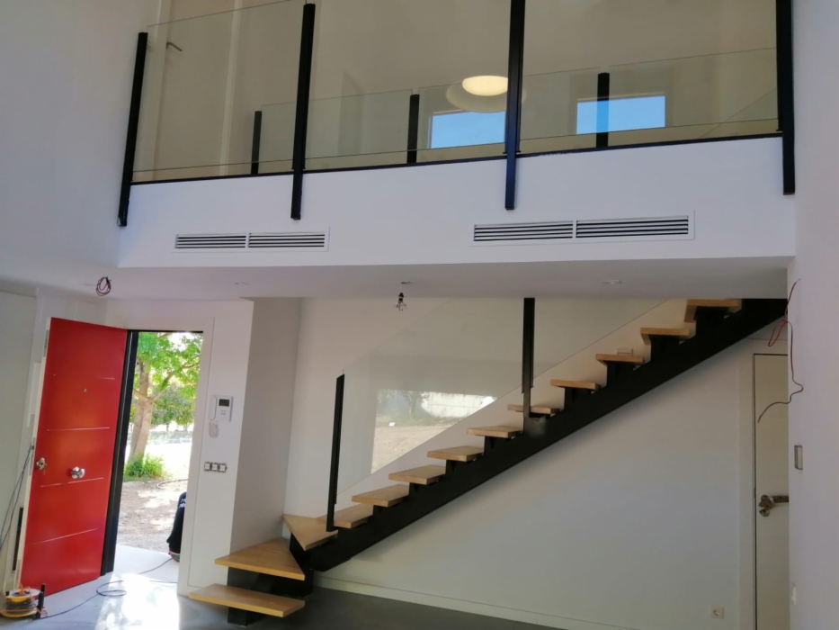 Adeje vivienda unifamiliar fachada exterior y sombras geométricas