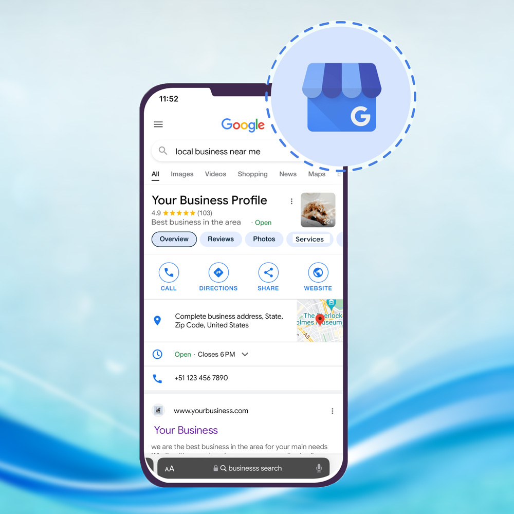 dueño de negocios viendo reporte de ventas