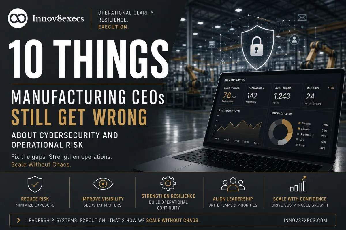 10 Things Manufacturing CEOs Still Get Wrong About CybersecurityPost