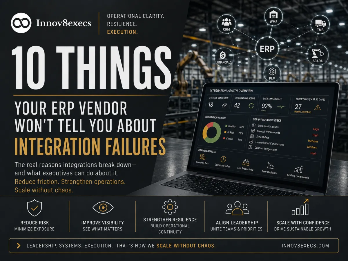 10 things ERP integration issues