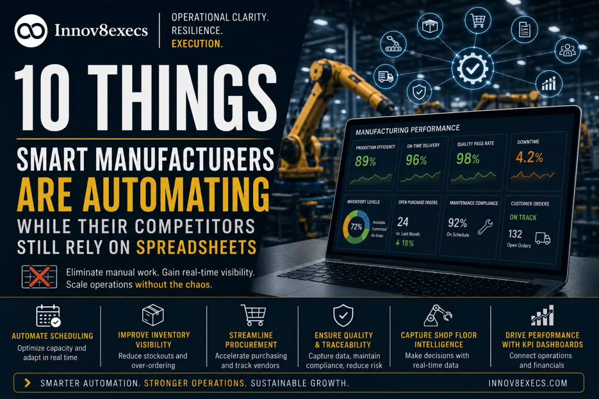 10 Things Smart Manufacturers Are Automating