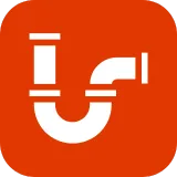 Pipe icon symbolizing plumbing inspection in Fort Collins, CO homes to detect leaks, corrosion, and outdated systems.