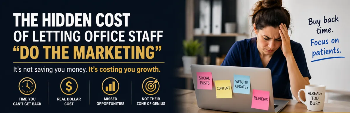 The Hidden Cost of Letting Office Staff "Do the Marketing"