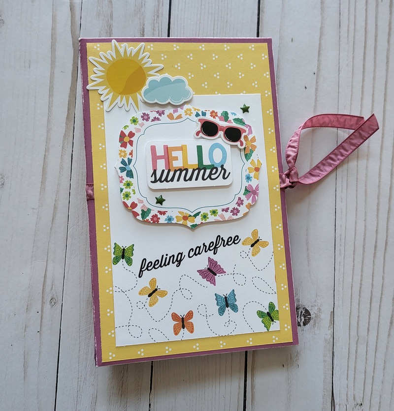 Hello Summer! Waterfall Folio Album – Digital Download Tutorial