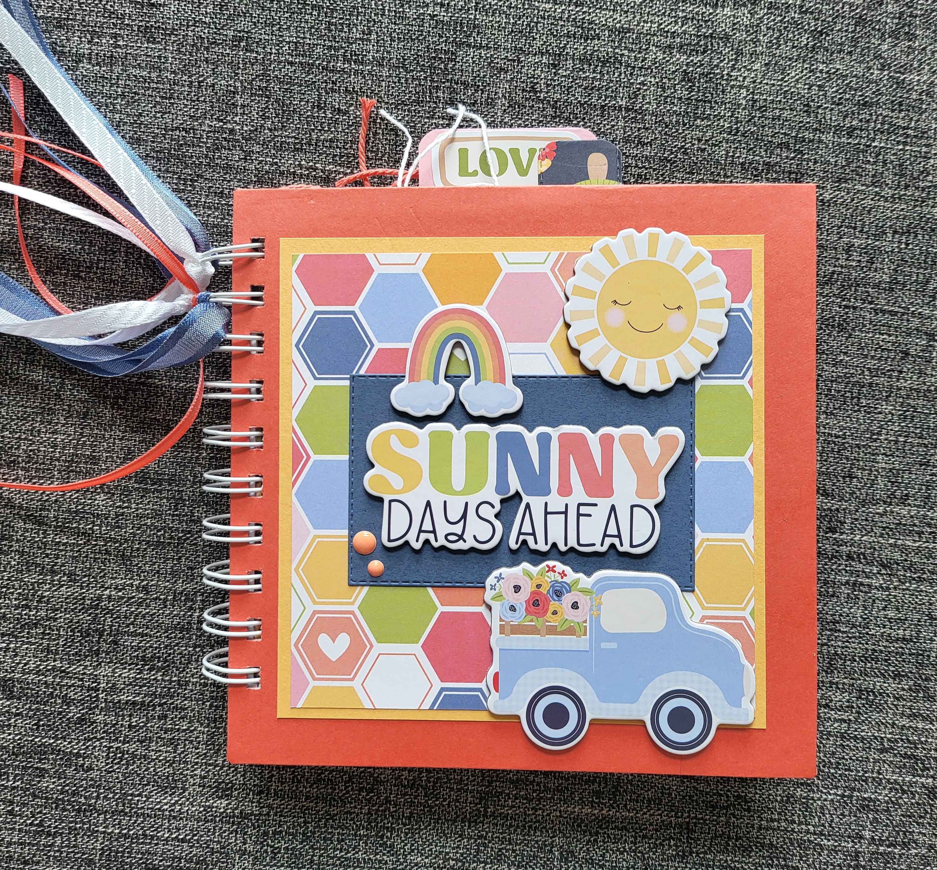 Sunny Days Ahead Handmade Memory Album