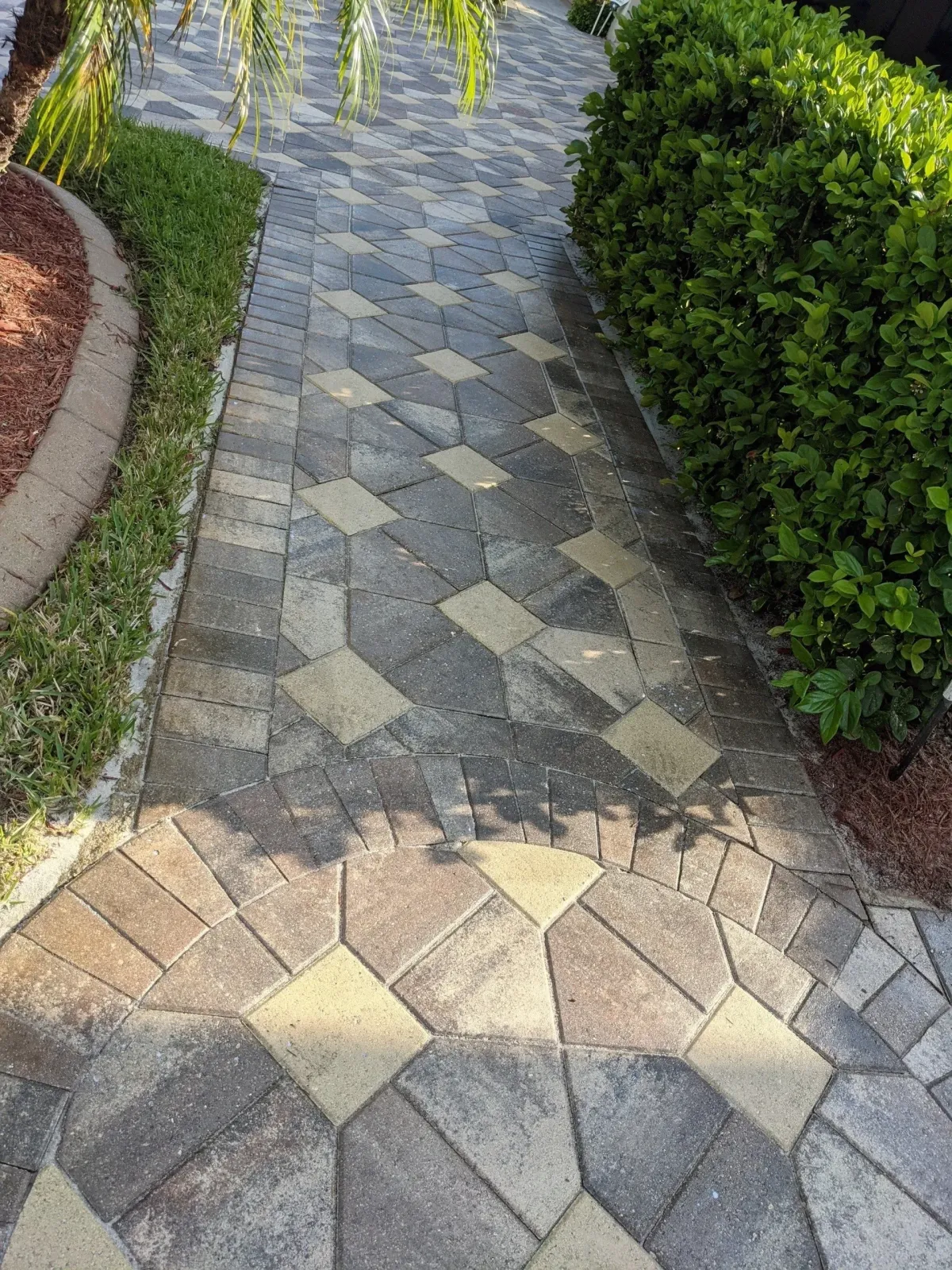 New Walkway paver sealing 