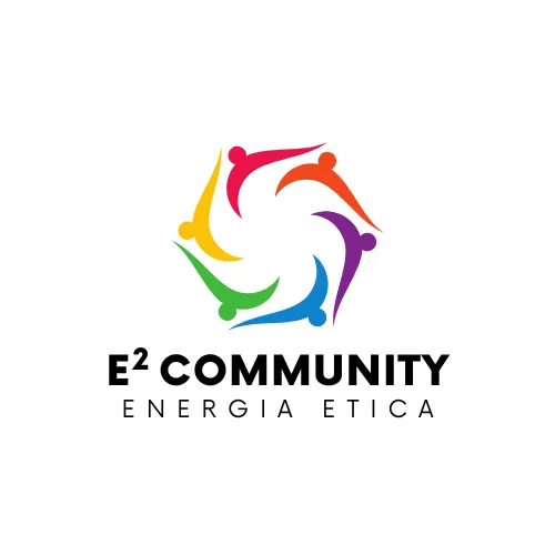logo e2community la prima economia generativa gratuita