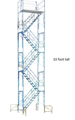 33' Non Rolling Stair Tower