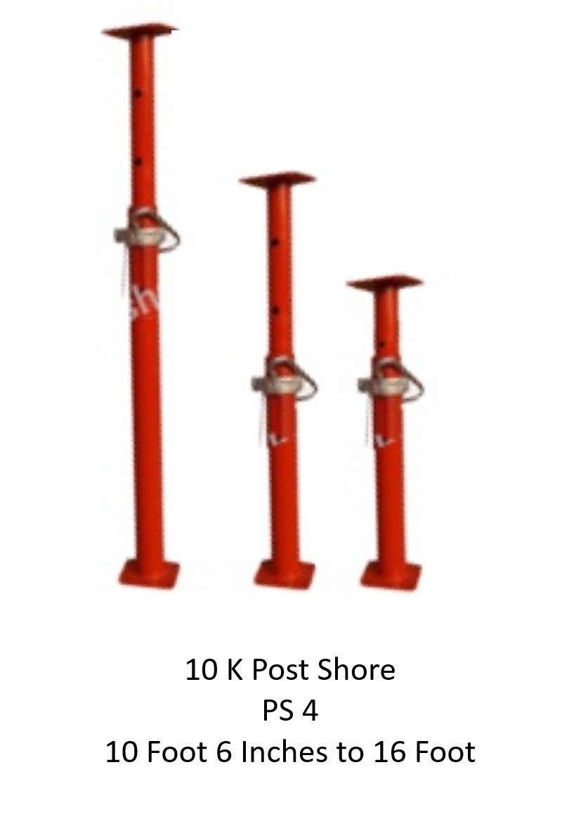 Post Shore #4 1 Foot 6 Inches to 16 Feet