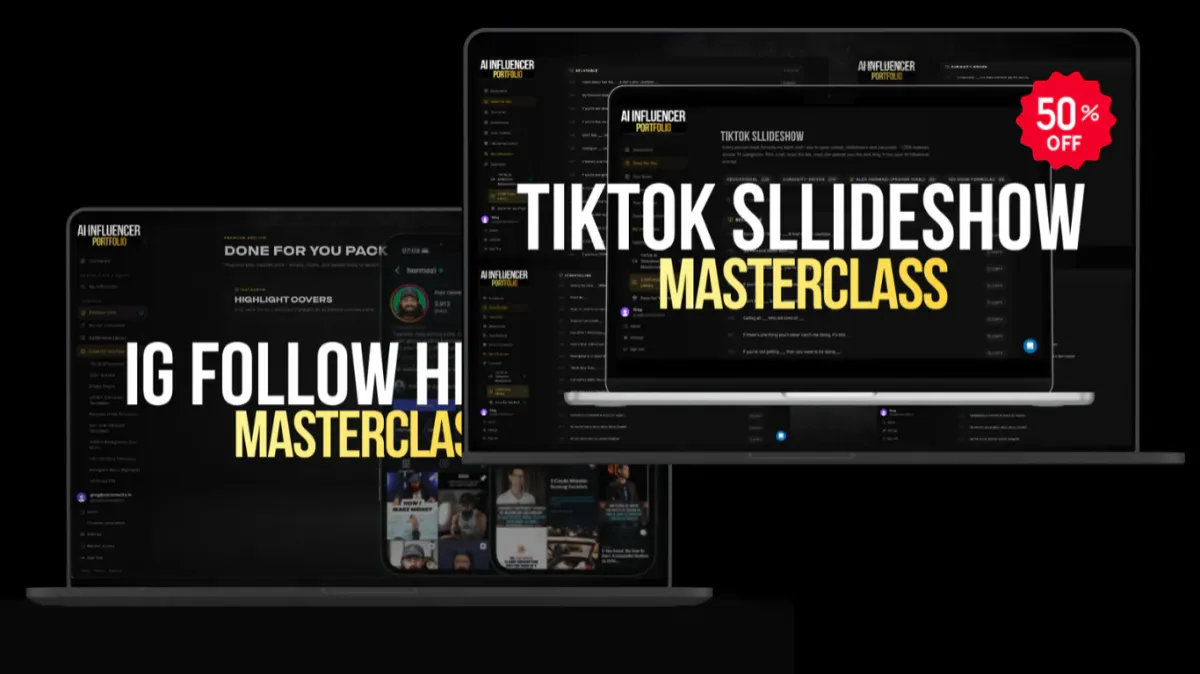 TikToka and Ig maserclass logo