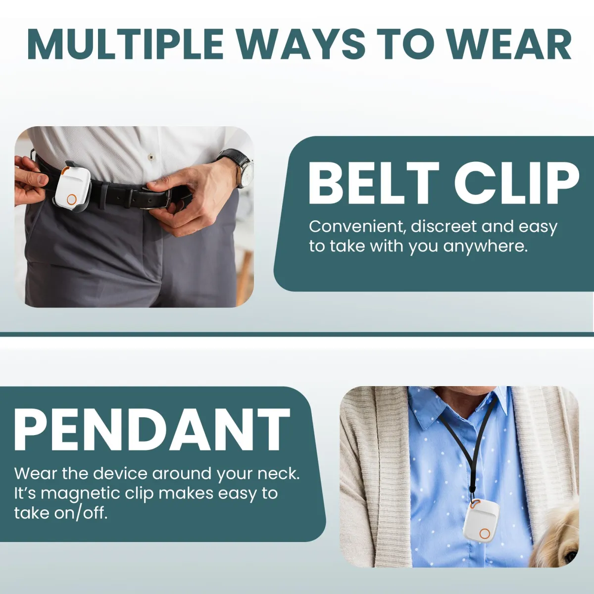 Medical Alert System White Rock BC -  Wear on your Belt or Pendant