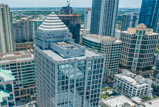 low angle photography of curtain wall building at daytime