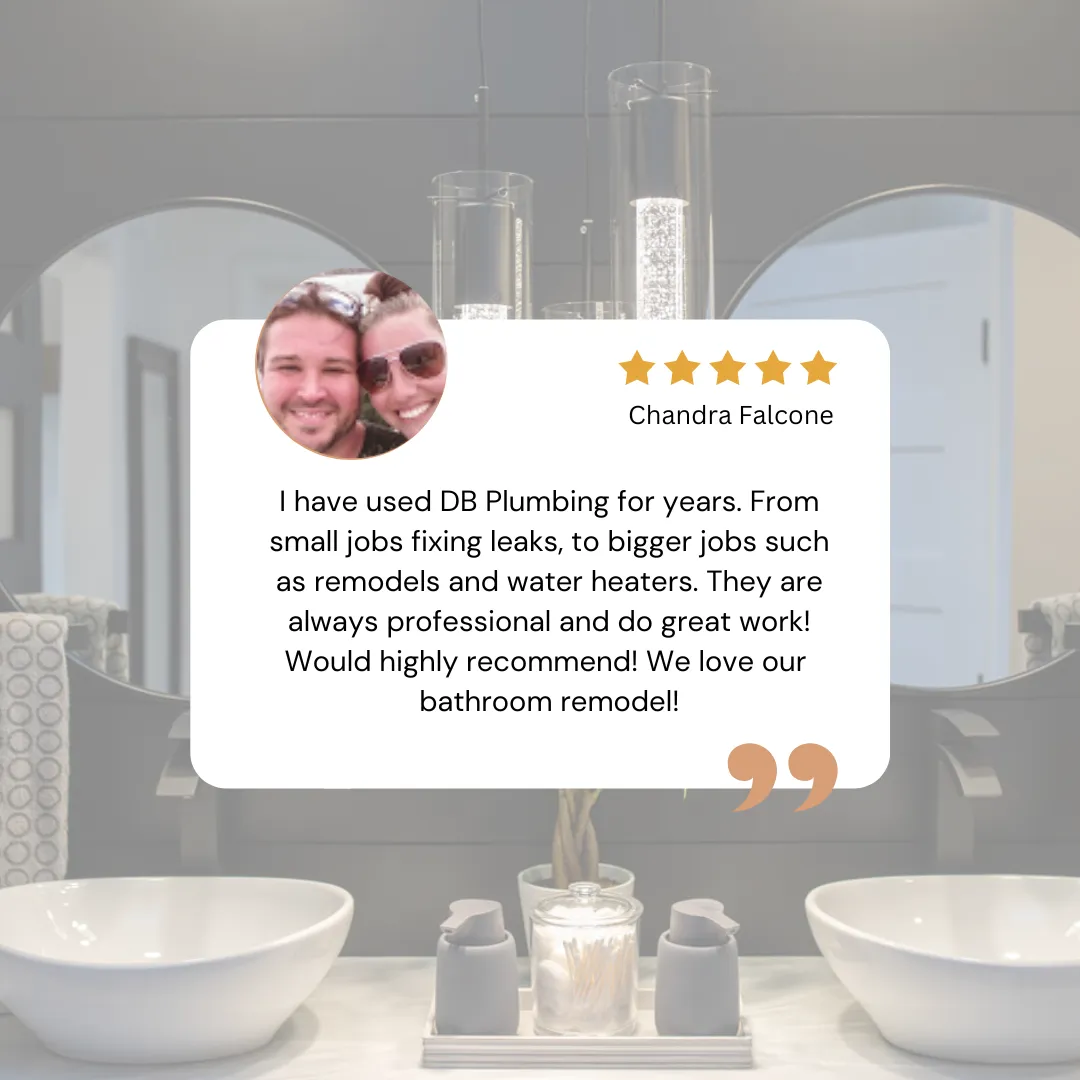 About DB Plumbing & Home Improvements Testimonial Chandra Falcone