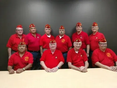 Harry Hodges – Commandant, TBD – Sr. Vice Commandant, Jim Wagner – Jr. Vice Commandant, Dick Jennings – Jr. Past Commandant, John Miller – Judge Advocate, John Coley – Adjutant, Andy Dobrzynski – Paymaster, Fausto Galvan – Sgt. of the Guard, Brad Cantley – Chaplain, John Fuentes – Cpl. of the Guard