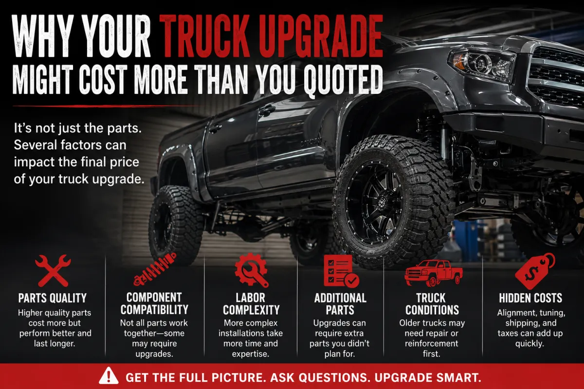 Why Your Truck Upgrade Might Cost More Than You Quoted