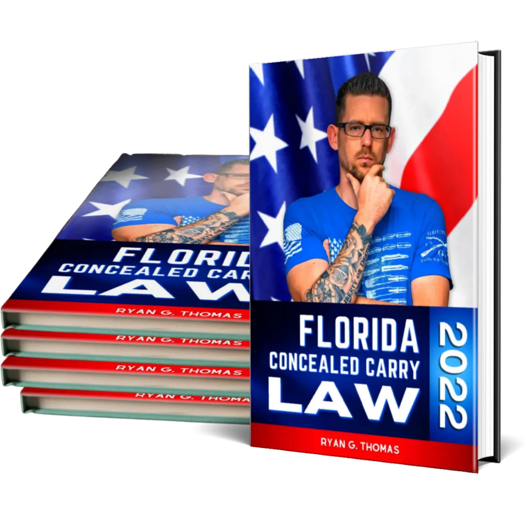 Florida conceled carry law book by nra and uscca certifid instructor ryan g thomas