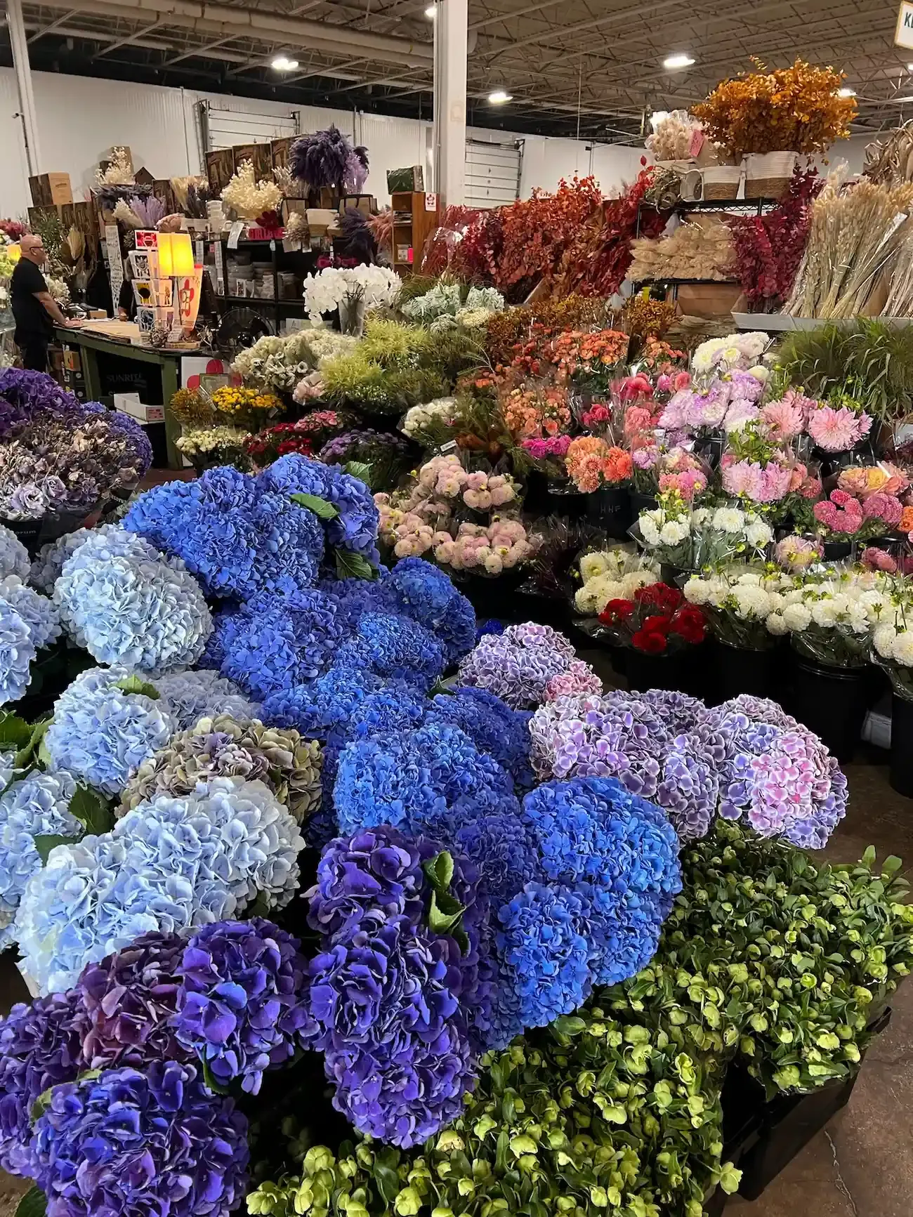 Marblehead MA florist creating elegant indoor garden displays with seasonal flowers