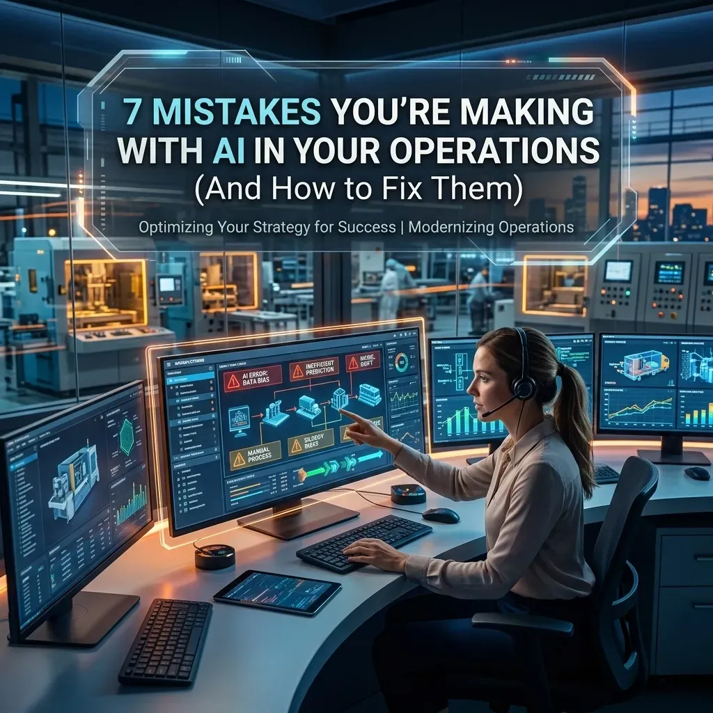 7 Mistakes You’re Making with AI in Your Operations (And How to Fix Them)