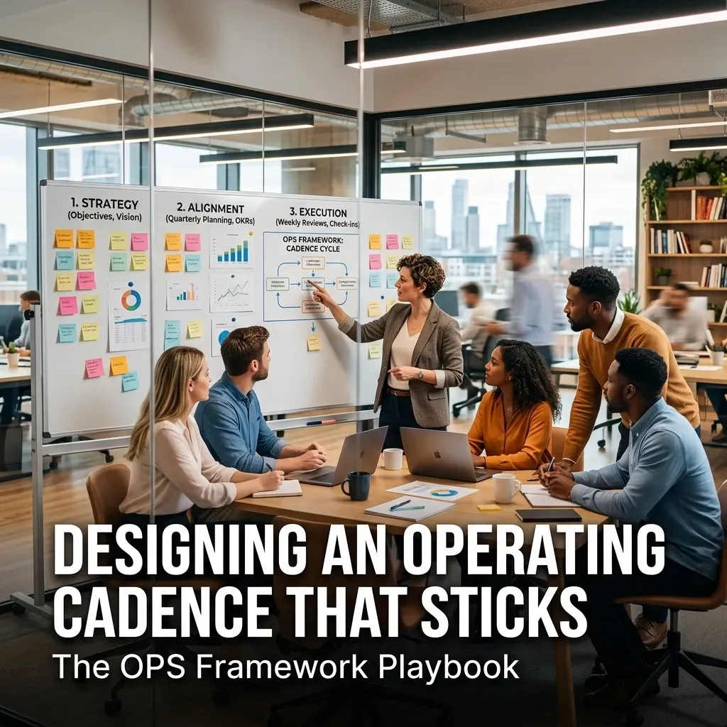 Designing an Operating Cadence That Sticks: The OPS Framework Playbook