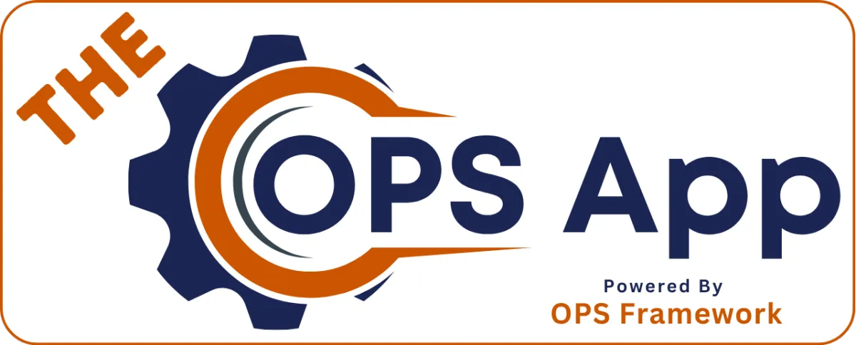 The OPS App powered by OPS Framework Logo