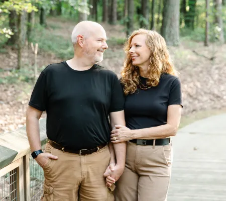 married couple happy at last