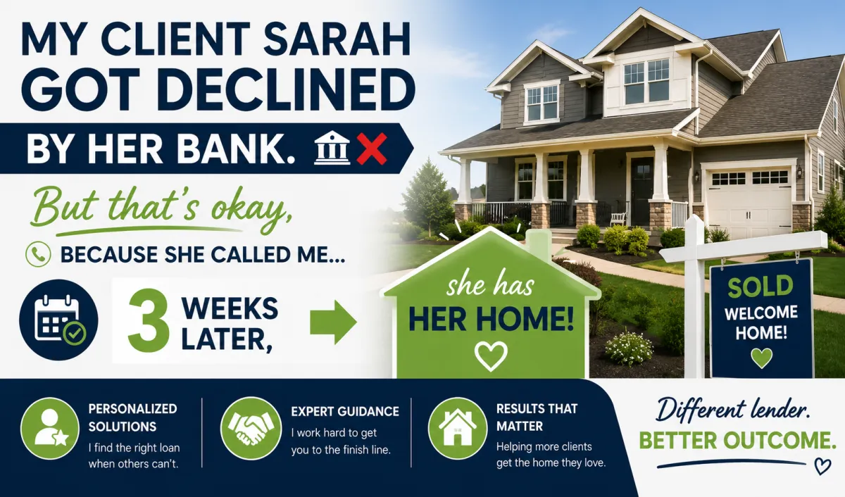 Sarah Got Declined by Her Bank and Three Weeks Later She Had Her Home and Here Is How It Happened