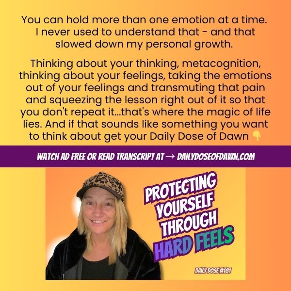 Rejection Sensitivity, Sad Feelings, and How To Hold Your Own Hand Through Both  #181