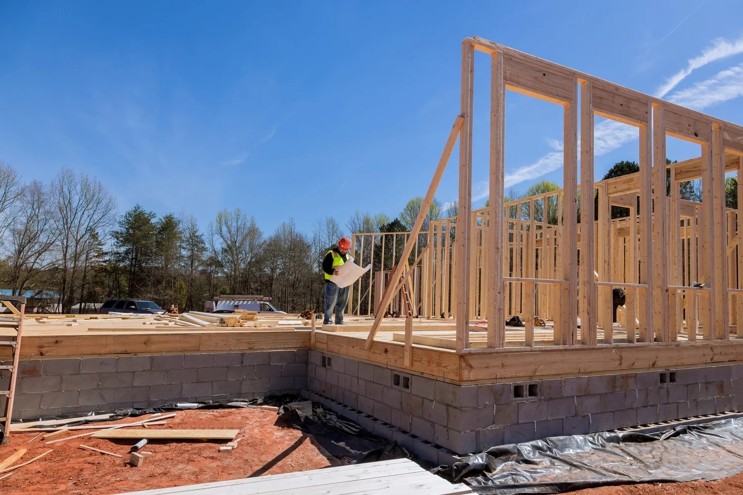 New home construction by Western Pine Development in Mesa, AZ