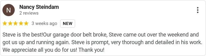 garage door company near me