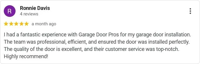 garage door sales near me