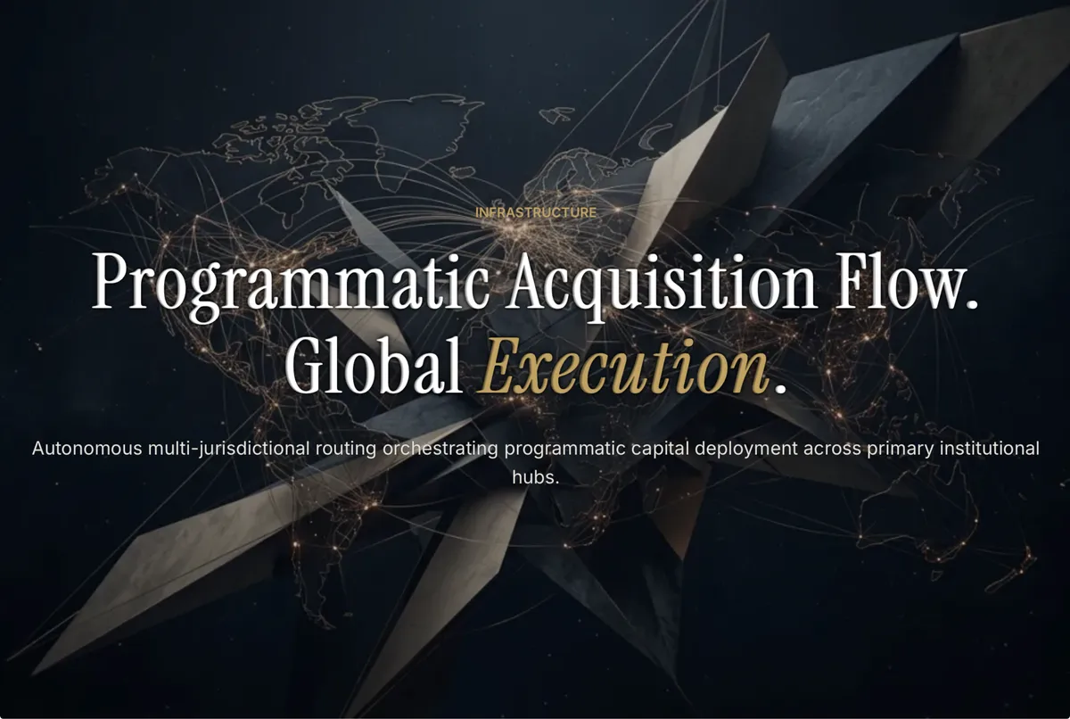 Programmatic Acquisition Flow. Global Execution.