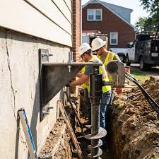 foundation repair in action