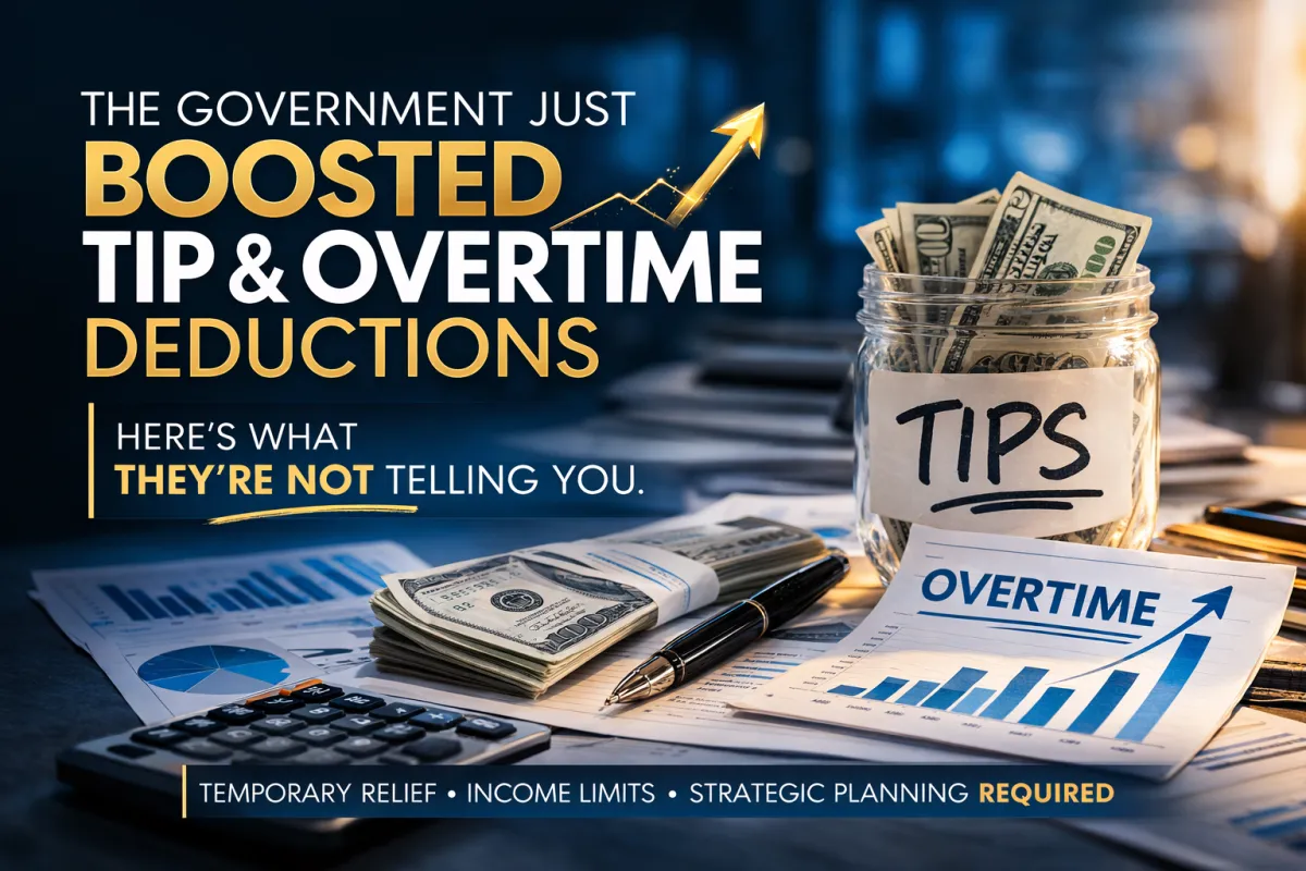 The Government Just Boosted Tip & Overtime Deductions. Here’s What They’re Not Telling You.