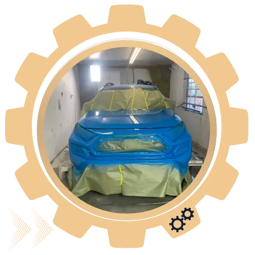 Auto paint shop in Denver CO checking vehicle finish 