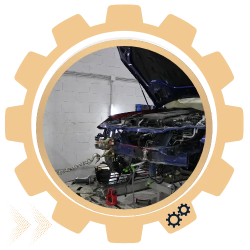 Dent repair in Englewood CO for a damaged vehicle panel 