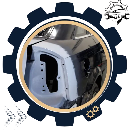 Hail damage repair in Denver for a marked car hood