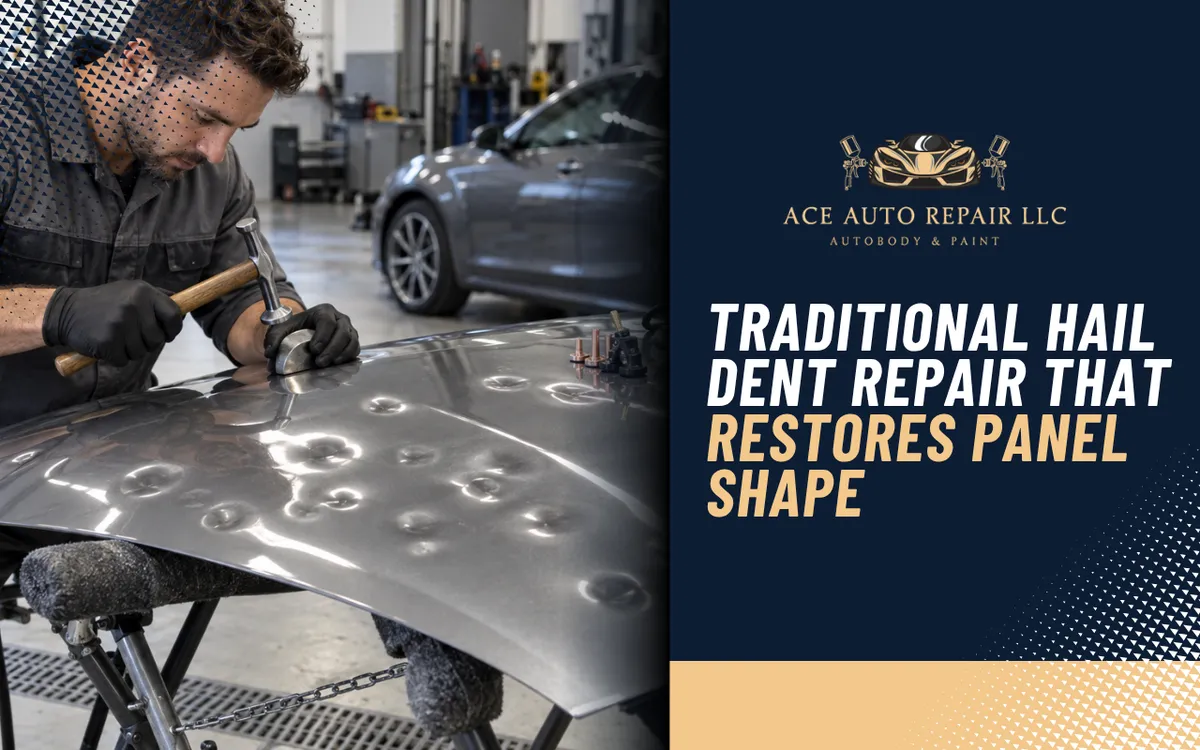 Traditional Hail Dent Repair That Restores Panel Shape