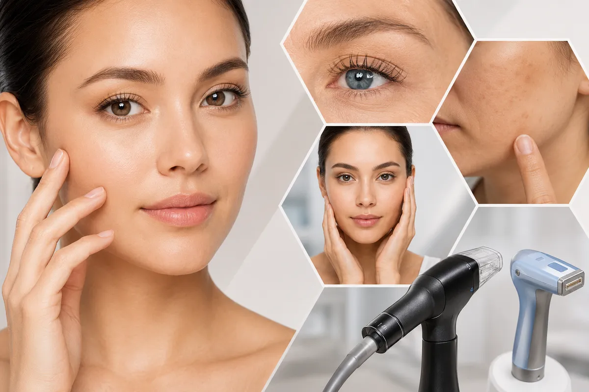 Morpheus8 RF microneedling treatment for skin tightening acne scars and texture at ME MEDSPA in Monterey Park CA