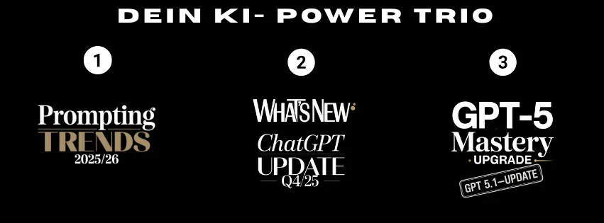 Logos vom Black Friday-Power Trio