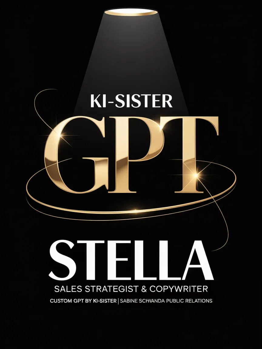 Lgo KI-Sister Stella, GPT für Sales Strategie & Copywriting