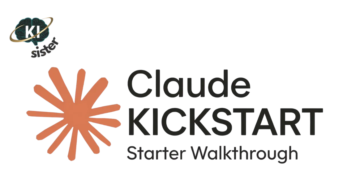 Logo Claude Kickstart und KI-Sister Logo